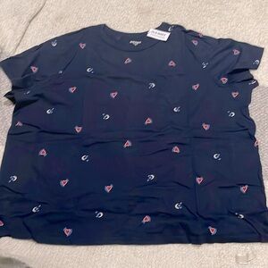 NWT- Old Navy - XXL. Heart/Moon  Graphic Tee